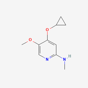 4-Cyclopropoxy-5-methoxy-N-methylpyridin-2-amine