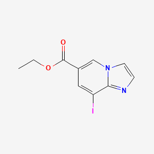 Ethyl 8-iodoimidazo[1,2-a]pyridine-6-carboxylate