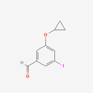 3-Cyclopropoxy-5-iodobenzaldehyde