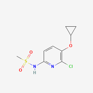 N-(6-Chloro-5-cyclopropoxypyridin-2-YL)methanesulfonamide