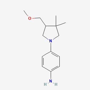 4-(4-(Methoxymethyl)-3,3-dimethylpyrrolidin-1-yl)aniline