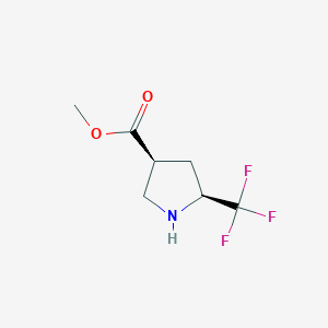 Methyl (3S,5S)-5-(trifluoromethyl)pyrrolidine-3-carboxylate