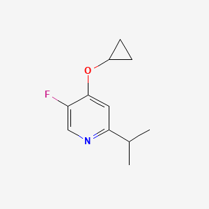 4-Cyclopropoxy-5-fluoro-2-isopropylpyridine