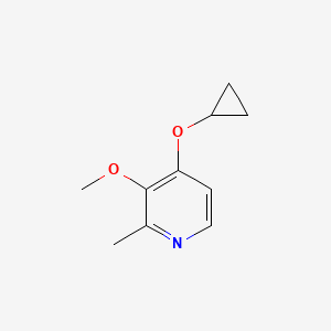 4-Cyclopropoxy-3-methoxy-2-methylpyridine