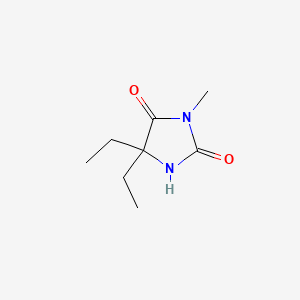 2,4-Imidazolidinedione, 5,5-diethyl-3-methyl-