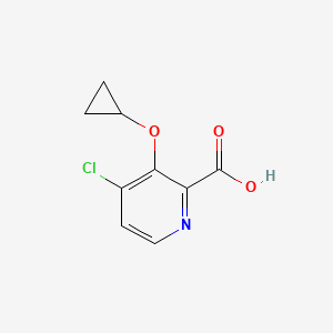 4-Chloro-3-cyclopropoxypicolinic acid