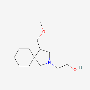 molecular formula C13H25NO2 B1481383 2-(4-(Methoxymethyl)-2-azaspiro[4.5]decan-2-yl)ethan-1-ol CAS No. 2097995-14-5