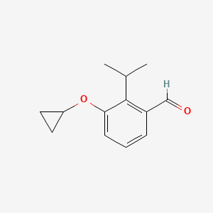 3-Cyclopropoxy-2-isopropylbenzaldehyde