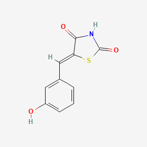 (5E)-5-(3-hydroxybenzylidene)-1,3-thiazolidine-2,4-dione