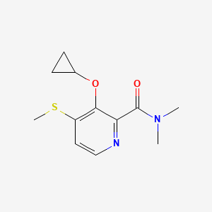 3-Cyclopropoxy-N,N-dimethyl-4-(methylthio)picolinamide