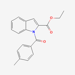 ethyl 1-(4-methylbenzoyl)-1H-indole-2-carboxylate