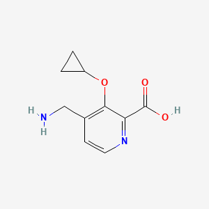 4-(Aminomethyl)-3-cyclopropoxypicolinic acid