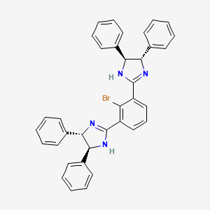 (4S,5S)-2-[2-bromo-3-[(4S,5S)-4,5-diphenyl-4,5-dihydro-1H-imidazol-2-yl]phenyl]-4,5-diphenyl-4,5-dihydro-1H-imidazole