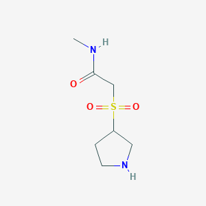 N-methyl-2-(pyrrolidine-3-sulfonyl)acetamide