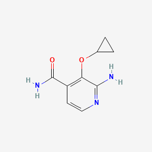 2-Amino-3-cyclopropoxyisonicotinamide