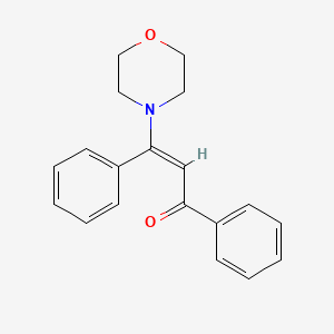 molecular formula C19H19NO2 B14813910 3-Morpholin-4-yl-1,3-diphenyl-propenone 