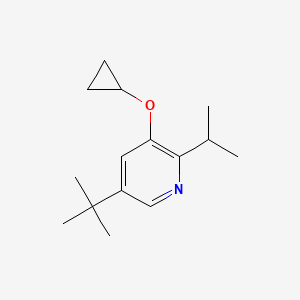 5-Tert-butyl-3-cyclopropoxy-2-isopropylpyridine