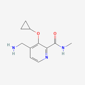 4-(Aminomethyl)-3-cyclopropoxy-N-methylpicolinamide