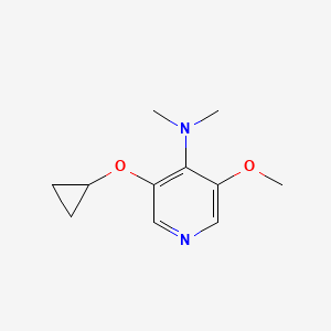 3-Cyclopropoxy-5-methoxy-N,N-dimethylpyridin-4-amine