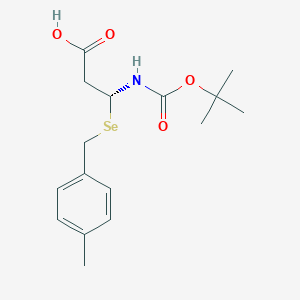 molecular formula C16H23NO4Se B14813926 Boc-|A-HomoSec(pMeBzl)-OH 