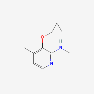 3-Cyclopropoxy-N,4-dimethylpyridin-2-amine