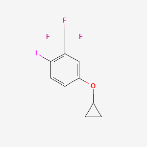 4-Cyclopropoxy-1-iodo-2-(trifluoromethyl)benzene