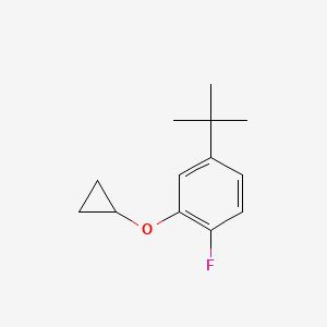 4-Tert-butyl-2-cyclopropoxy-1-fluorobenzene