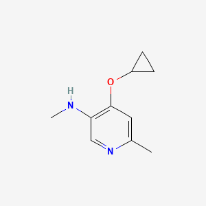 4-Cyclopropoxy-N,6-dimethylpyridin-3-amine