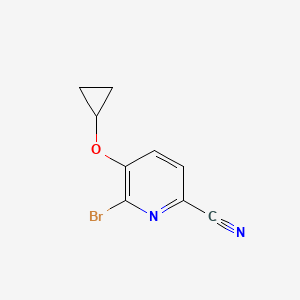 6-Bromo-5-cyclopropoxypicolinonitrile