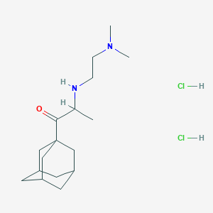 1-((3r,5r,7r)-Adamantan-1-yl)-2-((2-(dimethylamino)ethyl)amino)propan-1-one dihydrochloride