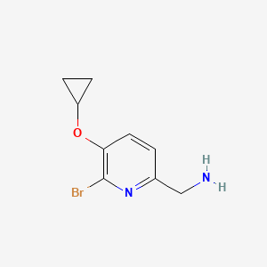 (6-Bromo-5-cyclopropoxypyridin-2-YL)methanamine