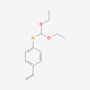 molecular formula C13H18O2Si B14814039 p-(Diethoxymethylsilyl)styrene 