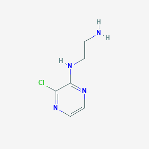 molecular formula C6H9ClN4 B1481404 N1-(3-chloropyrazin-2-yl)ethane-1,2-diamine CAS No. 2090267-79-9