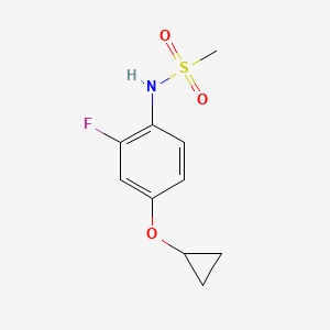 N-(4-Cyclopropoxy-2-fluorophenyl)methanesulfonamide