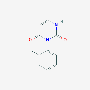 molecular formula C11H10N2O2 B1481415 3-(o-tolyl)pyrimidine-2,4(1H,3H)-dione CAS No. 2098015-50-8