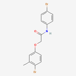 2-(4-bromo-3-methylphenoxy)-N-(4-bromophenyl)acetamide