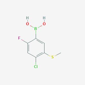 (4-Chloro-2-fluoro-5-(methylthio)phenyl)boronic acid