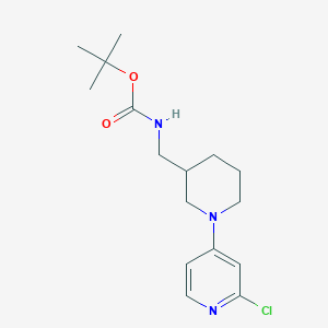 Tert-butyl ((1-(2-chloropyridin-4-yl)piperidin-3-yl)methyl)carbamate