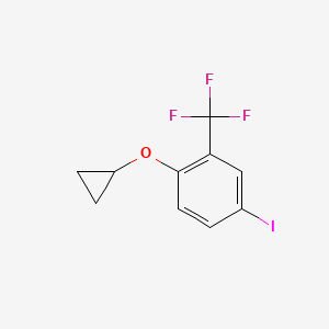 1-Cyclopropoxy-4-iodo-2-(trifluoromethyl)benzene