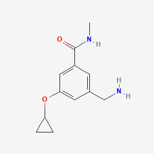 3-(Aminomethyl)-5-cyclopropoxy-N-methylbenzamide