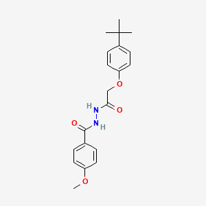 N'-[(4-tert-butylphenoxy)acetyl]-4-methoxybenzohydrazide