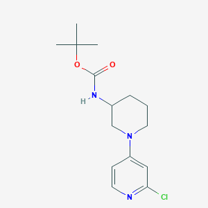 Tert-butyl (1-(2-chloropyridin-4-yl)piperidin-3-yl)carbamate