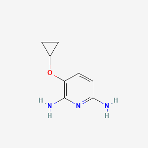 3-Cyclopropoxypyridine-2,6-diamine