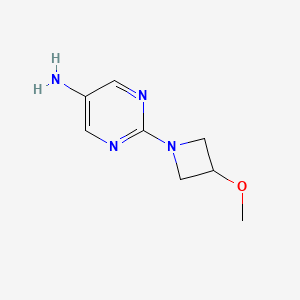 2-(3-Methoxyazetidin-1-yl)pyrimidin-5-amine