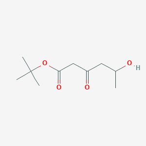 molecular formula C10H18O4 B14814297 Tert-butyl 5-hydroxy-3-oxohexanoate 