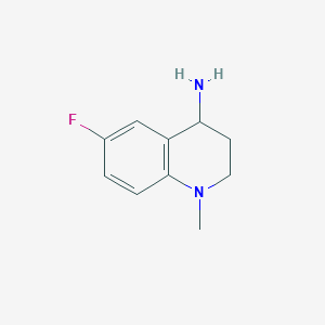 6-Fluoro-1-methyl-1,2,3,4-tetrahydroquinolin-4-amine