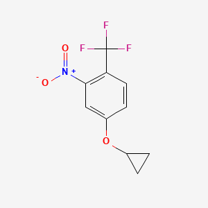 4-Cyclopropoxy-2-nitro-1-(trifluoromethyl)benzene