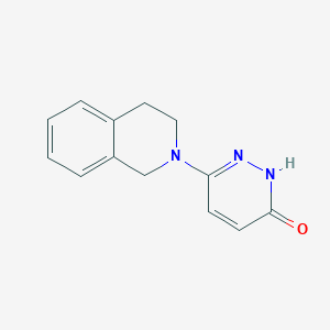 molecular formula C13H13N3O B1481433 6-(3,4-dihydroisoquinolin-2(1H)-yl)pyridazin-3-ol CAS No. 2098116-51-7