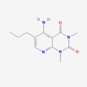 5-amino-1,3-dimethyl-6-propylpyrido[2,3-{d}]pyrimidine-2,4(1{H},3{H})-dione