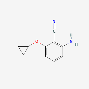 2-Amino-6-cyclopropoxybenzonitrile